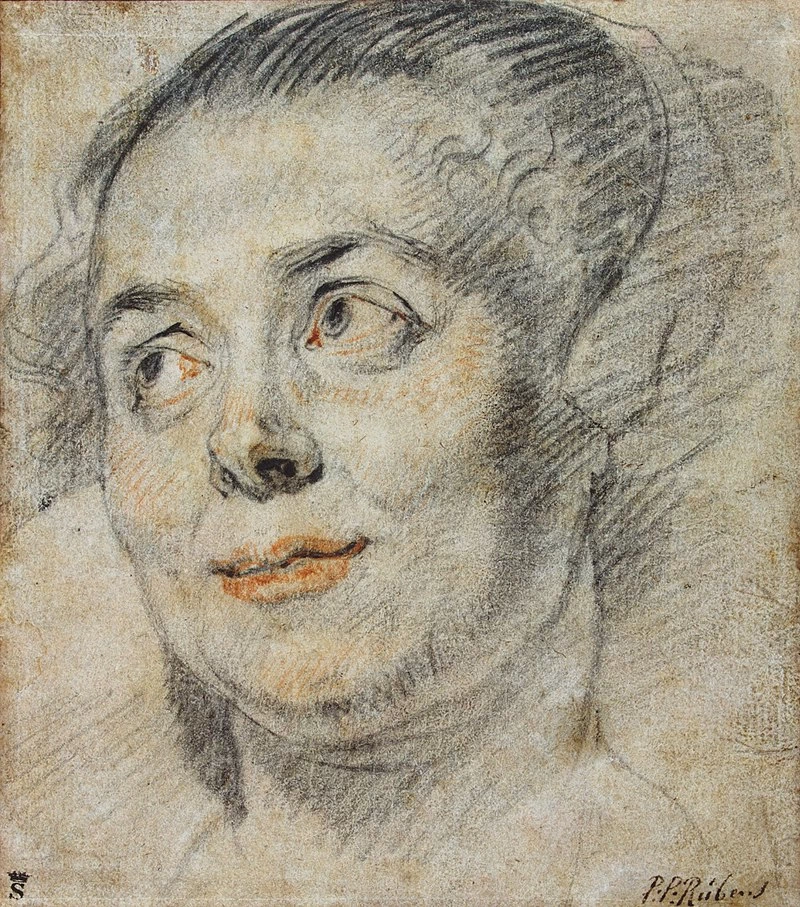 Disegno - Studio di testa di donna, Hermitage